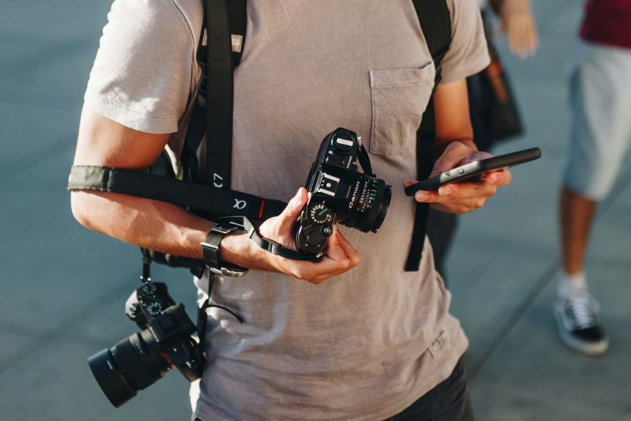 Man checking on Find Photographers Listing
